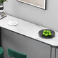 Modern Sintered Stone Bar Table Metal Base Dining Table with Storage Shelves Clearhalo 'Bar Furniture' 'Bar Tables' 'bar_tables' 'furn' 'furn_bar_tables' 'Furniture' 'Kitchen & Dining Furniture' 1200x1200_a0577c8e-5e77-4741-91f5-bdb4887fe529