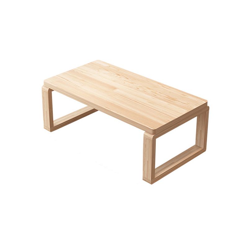 Sled Wooden Coffee Table Nordic Rectangular Single Cocktail Table, 15.75" D x 15.75" H Clearhalo 'Coffee & Accent Tables' 'Coffee Tables' 'coffee_tables' 'furn' 'furn_coffee_tables' 'Furniture' 'Living Room Furniture' 1200x1200_a05b3dde-1bf1-4923-b1ad-e8726772b608