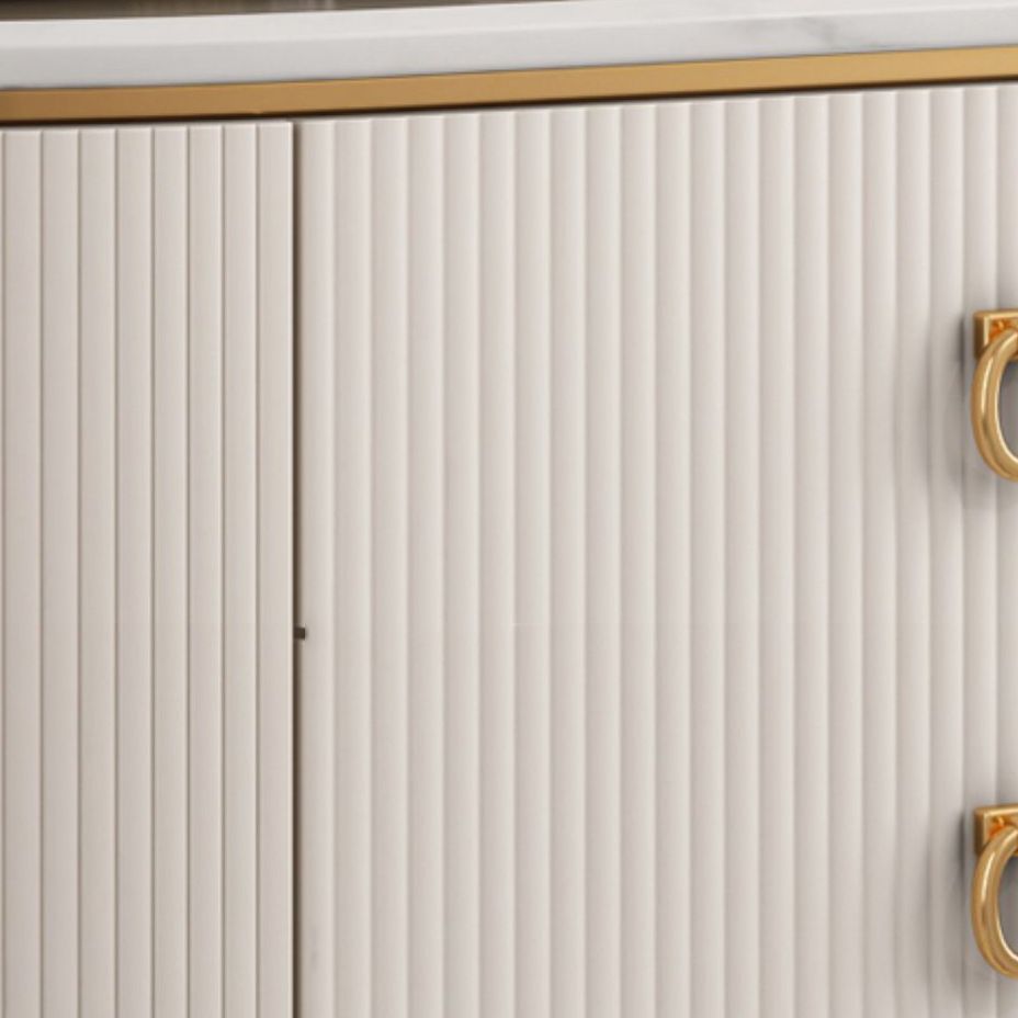 Glam Style Buffet Sideboard with Engineered Wood Drawers and Storage for Dining Room Clearhalo 'buffet_sideboard' 'Buffets & Sideboards' 'Furniture' 'furniture_buffet_sideboard' 'Kitchen & Dining Furniture' 1200x1200_a05b9119-ddf0-4613-9fd4-8d858a3d8eec