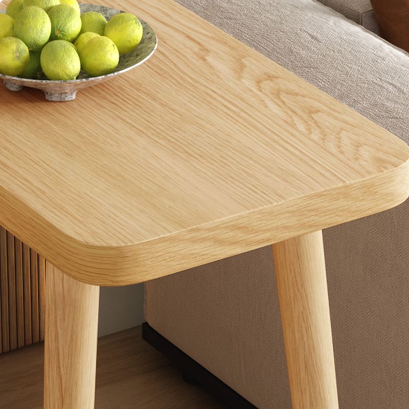 Tavolo da bar rettangolare moderno tavolo da bistrot in legno massiccio con base di cavalletto