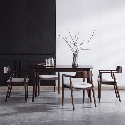 Solid Wood Contemporary Style Indoor Chair Open Back Dining Side Chairs Clearhalo ' kitchen&dining_furn' 'Dining Chairs' 'Dining Tables & Seating' 'dining_chair' 'furn' 'furn_dining_chair' 'Furniture' 'furniture_dining_chair' 'Kitchen & Dining Furniture' 'kitchen' 1200x1200_a05c7cb3-3941-47f0-9706-154ad5314250