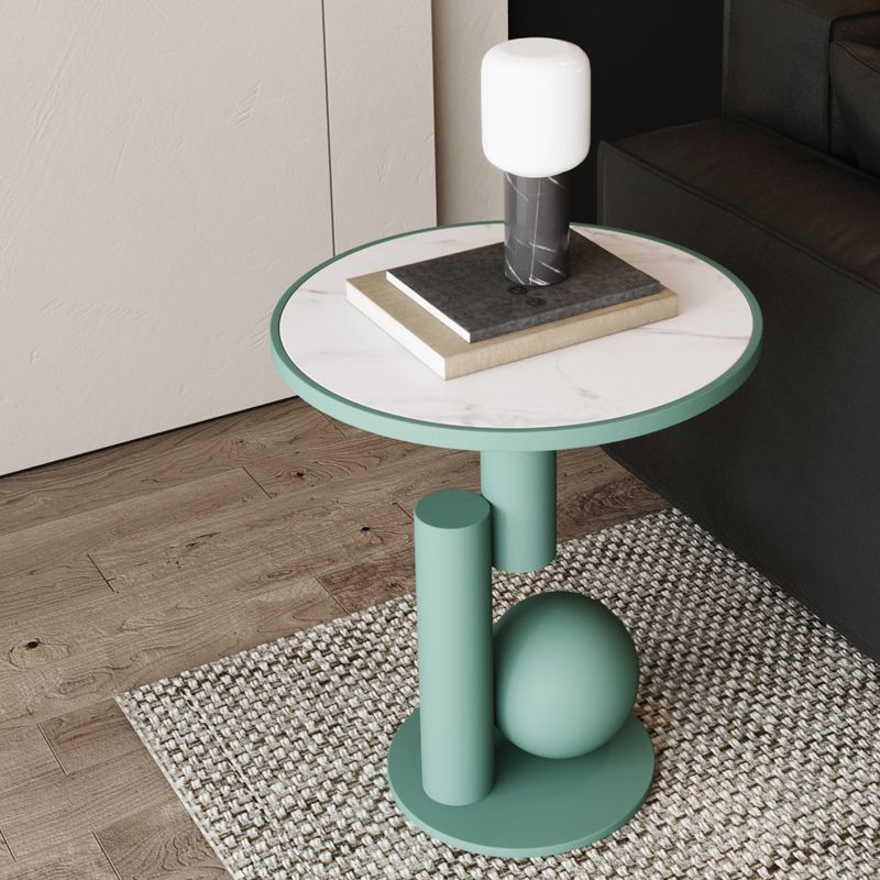 Glam bedkast metalen accenttafel nachtkastje voor slaapkamer