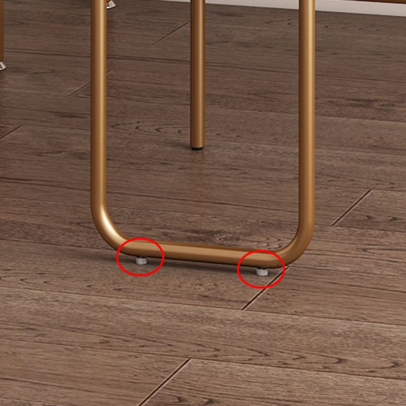 Nordic Style Metal Dining Chair Velvet Armless Single Dining Chair for Home Use Clearhalo ' kitchen&dining_furn' 'Dining Chairs' 'Dining Tables & Seating' 'dining_chair' 'furn' 'furn_dining_chair' 'Furniture' 'furniture_dining_chair' 'Kitchen & Dining Furniture' 'kitchen' 1200x1200_a05cc031-5bc0-456c-a311-048b7c382cdf