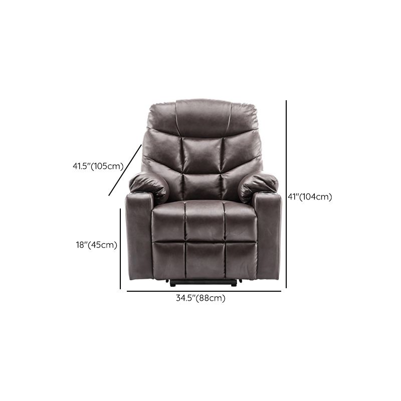 Power-Remote Type Standard Recliner Swivel Base Recliner Chair Clearhalo 'Chairs & Seating' 'furn' 'furn_recliners' 'Furniture' 'Living Room Furniture' 'Recliners' 1200x1200_a05ccbc3-2eb4-4ce5-99c6-ab24435f1c5b