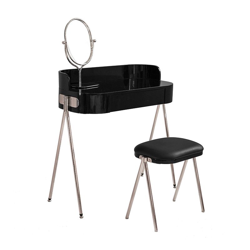 Zeitgenössischer Waschtischverkesseltabelle 1 Schublade Schwarz/Weiß -Waschtische Tische