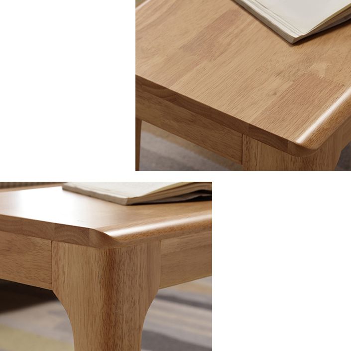 17.7"H Modern Entryway and Bedroom Bench Solid Wood Rubberwood Bench Clearhalo 'Benches' 'Chairs & Seating' 'furn' 'furn_benches' 'Furniture' 'Living Room Furniture' 1200x1200_a05fbb8c-466c-42af-acf0-c86b55899684