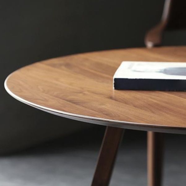 Modern Solid Wood Dining Room Collection Double Pedestal Dining Table in Walnut Clearhalo 'Dining Tables & Seating' 'Dining Tables' 'dining_table' 'furn' 'furn_dining_table' 'Furniture' 'Kitchen & Dining Furniture' 1200x1200_a0657dab-c694-455d-b9dc-b00f7c9e746d