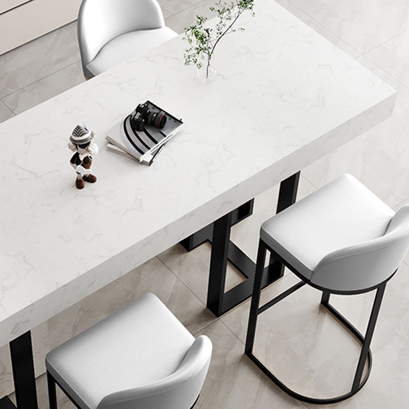 Sgabelli moderni senza intenso a bracciale con imbottitura e metallo per il ristorante