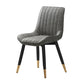 Metal Contemporary Side Chair PU Leather Solid Back Chair Indoor Dining Chairs Clearhalo ' kitchen&dining_furn' 'Dining Chairs' 'Dining Tables & Seating' 'dining_chair' 'Furniture' 'furniture_dining_chair' 'Kitchen & Dining Furniture' 'kitchen' 1200x1200_a067b8fd-b429-4149-9f4b-d21c0e2a3aa5