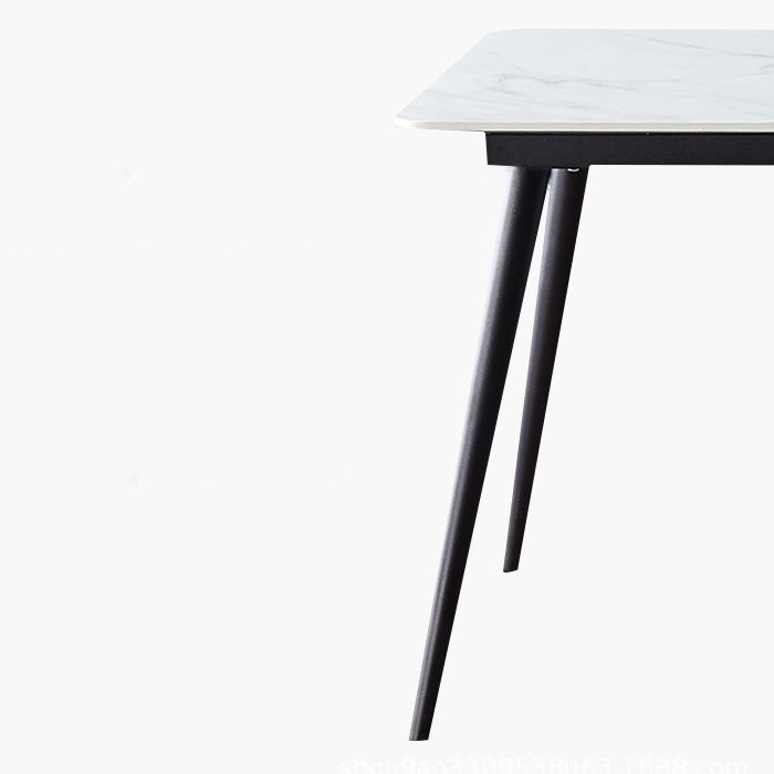 Industrial Style Dining Site Table Rectangle Stone Furniture with 4 Legs Clearhalo ' dining_table' 'Dining Tables & Seating' 'Dining Tables' 'furn' 'furn_dining_table' 'Furniture' 'furniture_dining_table' 'Kitchen & Dining Furniture' 'kitchen&dining_furn' 'kitchen' 'kitchen_dining_table' 1200x1200_a06c1061-ff00-44e8-aa6b-da5ceef1e5a7