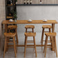 Contemporary Solid Wood Bar Stool Table Rectangle Bar Table in Brown for Indoor Clearhalo 'Bar Furniture' 'Bar Tables' 'bar_tables' 'furn' 'furn_bar_tables' 'Furniture' 'Kitchen & Dining Furniture' 1200x1200_a06d0491-cff9-44e6-ae2d-5734f48e9059
