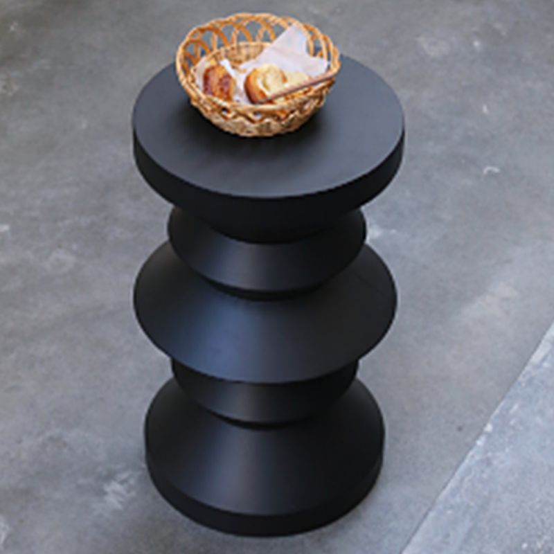 14" Wide Contemporary Corner Table Round Metal Black Side Table Clearhalo 'Coffee & Accent Tables' 'End & Side Tables' 'end_side_tables' 'furn' 'furn_end_side_tables' 'Furniture' 'Living Room Furniture' 1200x1200_a06f4f78-bc32-4650-9dbf-a48c99b61cd5