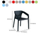 Plastic Scandinavian Arm Chair Kitchen Dining Room Cross Back Chair Clearhalo 'Dining Chairs' 'Dining Tables & Seating' 'dining_chair' 'furn' 'furn_dining_chair' 'Furniture' 'furniture_dining_chair' 'Kitchen & Dining Furniture' 1200x1200_a0707062-88c8-40e5-b8b4-968ae50d9956