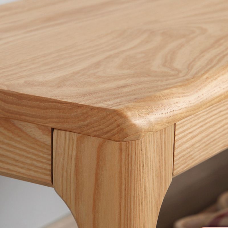 Rectangle 11.8" Wide Seating Bench Solid Wood Entryway Bench Clearhalo 'Benches' 'Chairs & Seating' 'furn' 'furn_benches' 'Furniture' 'Living Room Furniture' 1200x1200_a070ad31-d00b-4508-a732-611398aa26b6