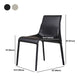 Upholstered Dining Chairs Modern Faux Leather Dining Side Chair