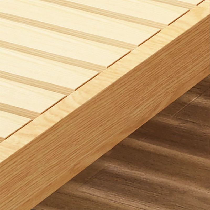 Die zeitgenössische natürliche Matratze umfasste feste Holz -Standard -Bett aus massivem Holz