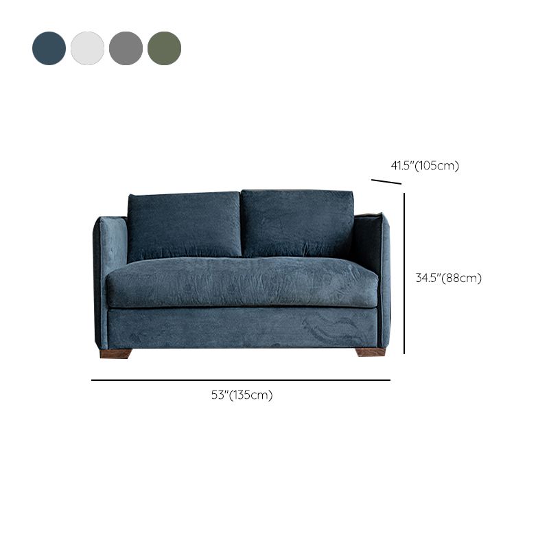 Divano divano scandinavo in tessuto soggiorno cuscini di divano standard braccio quadrato