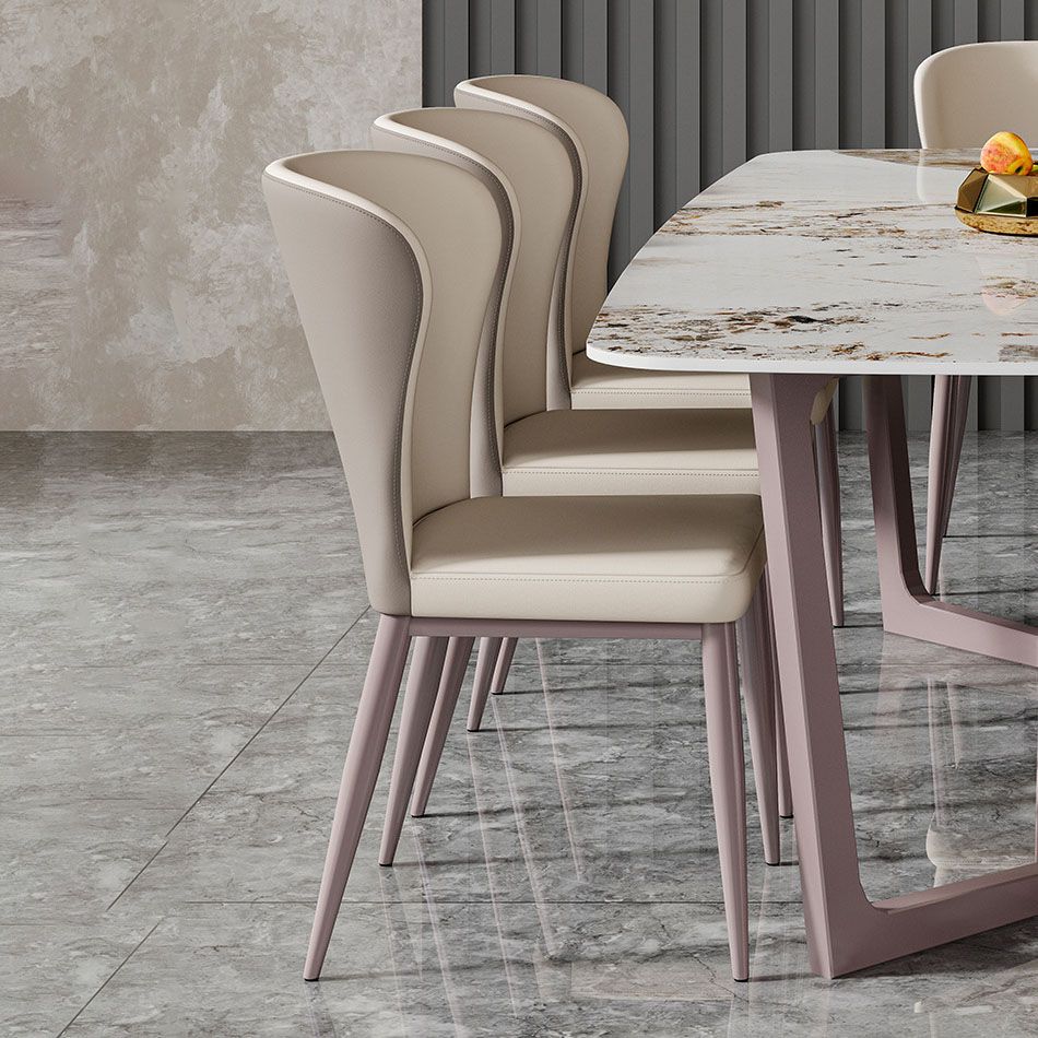 Nordic 1/6/7/8 Pieces Dining Set Sintered Stone Dining Table Set for Home Clearhalo 'Dining Room Sets' 'Dining Tables & Seating' 'dining_room_set' 'furn' 'furn_dining_room_set' 'Furniture' 'furniture_dining_room_set' 'Kitchen & Dining Furniture' 1200x1200_a07be56b-ee96-4f96-9fb2-42a0e3960b6d