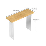 Set da tavolo da bar moderno 1/2/3 pezzi rettangolare set da pranzo in legno massiccio