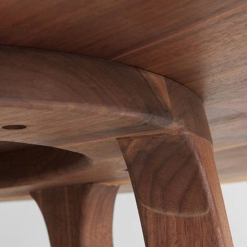 Dining Room Dinner Kitchen Table Solid Wood Round Dining Table Clearhalo 'Dining Tables & Seating' 'Dining Tables' 'dining_table' 'furn' 'furn_dining_table' 'Furniture' 'Kitchen & Dining Furniture' 1200x1200_a07c4b45-aef0-41b6-a205-669f767dcfd6
