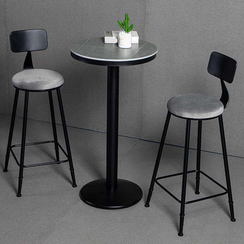 1/2/3 Pieces Industrial Gray Stone Top Bar Table Set Counter Table with Stools Clearhalo 'Bar Furniture' 'furn' 'furn_home_bar_bar_sets' 'Furniture' 'Home Bars & Bar Sets' 'home_bar_bar_sets' 'Kitchen & Dining Furniture' 1200x1200_a0846366-8ee3-47ae-ae20-0f275e6d45fc