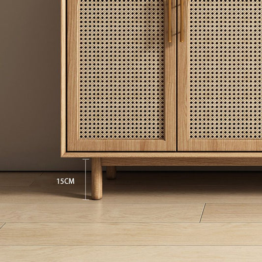 Scheda laterale in legno del rettangolo di rettangolo domestico con porte