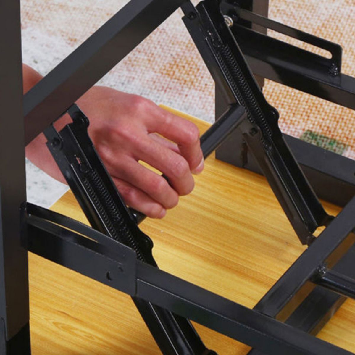 モダンな長方形のホームライティングデスク人工木製オフィスデスク