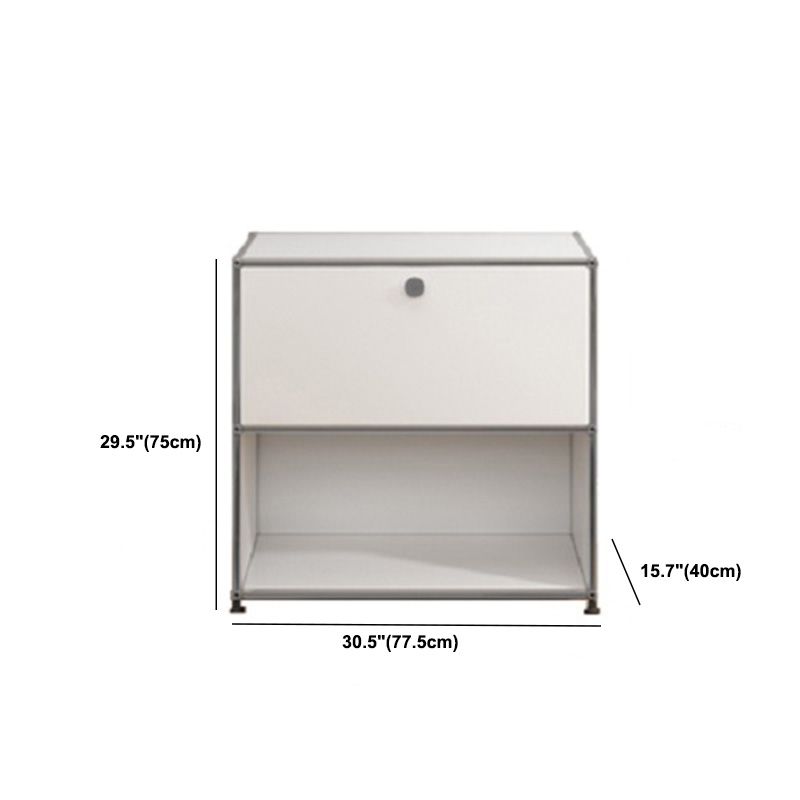 Server da pranzo in legno ingegnerizzato in ingegnerizzazione ingegnerizzato in ingegnerizzazione bianca moderna con base in metallo
