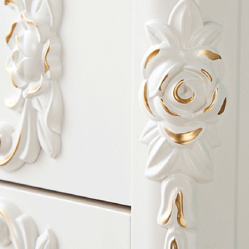 15.74" Wide Accent Chest Modern White Rectangle Chest with Drawers Clearhalo 'Cabinets & Chests' 'cabinets_chests' 'furn' 'furn_cabinets_chests' 'Furniture' 'Living Room Furniture' 1200x1200_a088fab9-5c61-4965-b54b-7497588a60ca