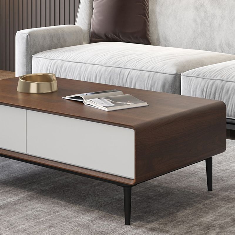 15"H Contemporary Coffee Table Single Coffee Cocktail Table with Storage Clearhalo 'Coffee & Accent Tables' 'Coffee Tables' 'coffee_tables' 'furn' 'furn_coffee_tables' 'Furniture' 'Living Room Furniture' 1200x1200_a089da8c-c90f-48c4-8333-470d6c3a9a0e