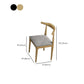 Upholstered Kitchen Dining Chairs Contemporary Metal Arm Chairs