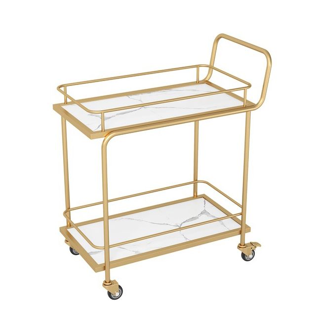 33.86" High Rolling Contemporary Prep Table Stone Prep Table for Restaurant