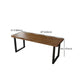 Industrial Style Writing Desk Solid Wood Office Desk with Sled Base Clearhalo 'furn' 'furn_office_desk' 'Furniture' 'Office Desks' 'Office Furniture' 'office_desk' 1200x1200_a08ecac1-c3d8-41c2-92b4-2dd833eddf25