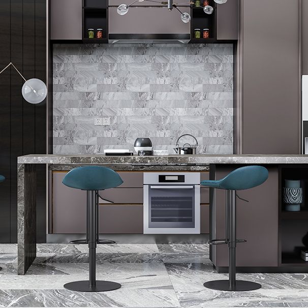 Indoor Metal Legs Bar Stool Saddle Seat Bar Stool with Swivel