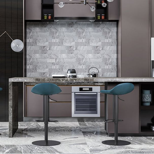 Indoor Metal Legs Bar Stool Saddle Seat Bar Stool with Swivel