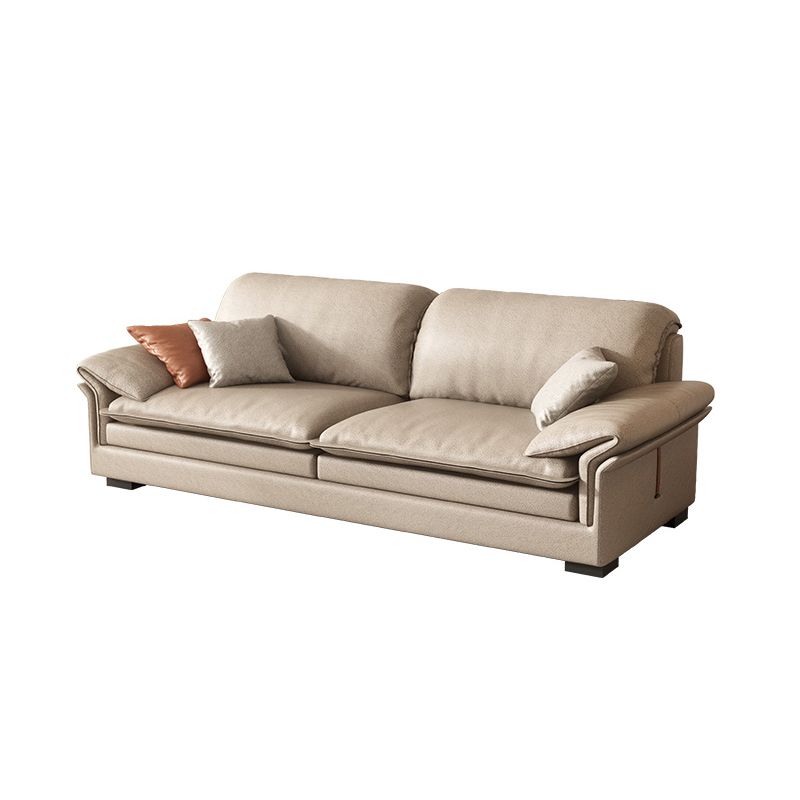 Faux leer 29,5 "H Sofa Modern Pillow Top Arm Sofa & Chaise