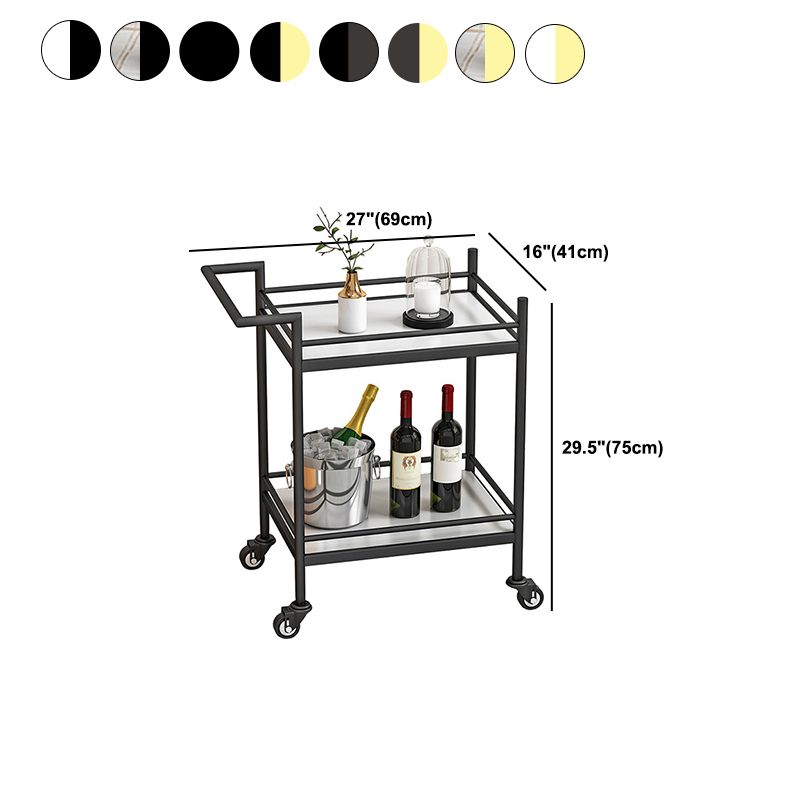 29.52" High Rolling Contemporary Prep Table Stone Prep Table Clearhalo 'furn' 'furn_kitchen_islands_carts' 'Furniture' 'Kitchen & Dining Furniture' 'Kitchen Islands & Carts' 'kitchen_islands_carts' 1200x1200_a094a9ad-8127-48fe-a2da-008138400e83