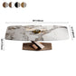 Glam Sintered Stone Rectangle Dining Table Kitchen Standard Dining Table with Pedestal Base Clearhalo ' dining_table' 'Dining Tables & Seating' 'Dining Tables' 'furn' 'furn_dining_table' 'Furniture' 'furniture_dining_table' 'Kitchen & Dining Furniture' 'kitchen&dining_furn' 'kitchen' 'kitchen_dining_table' 1200x1200_a0964987-f488-4e7a-a3ec-cec4607012ec