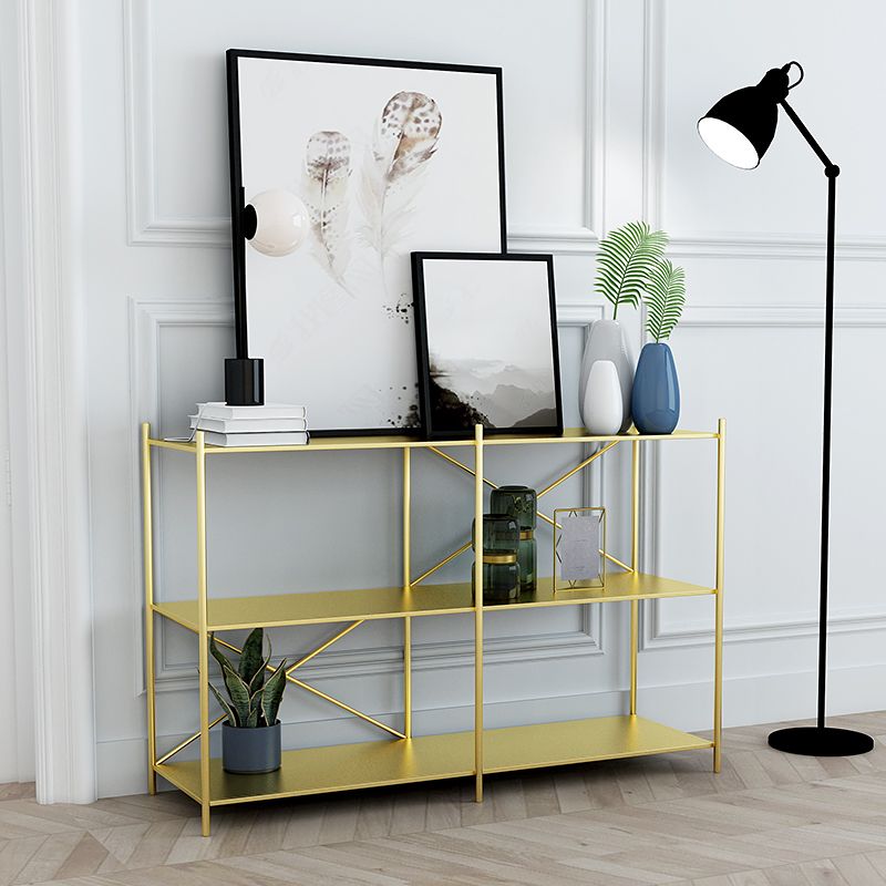 Minimalist Metal Open Etagere Bookcase with Rectangular Shelves Clearhalo 'Bookcases' 'furn' 'furn_bookcases' 'Furniture' 'furniture_bookcases' 'kitchen' 'kitchen_bookcases' 'Living Room Furniture' 'Office Furniture' 1200x1200_a09899ee-e603-42d1-b61e-f03050176331
