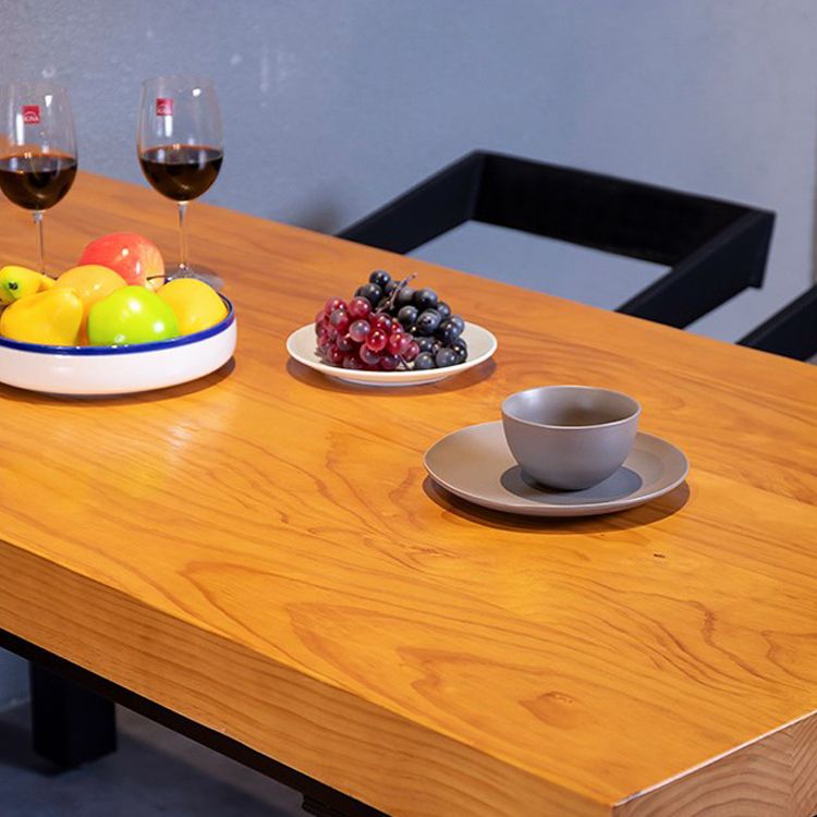 1/5 Pcs Metal Industrial Dining Room Set with Pine Wood Top Table Dinette Set Clearhalo 'Dining Room Sets' 'Dining Tables & Seating' 'dining_room_set' 'furn' 'furn_dining_room_set' 'Furniture' 'furniture_dining_room_set' 'Kitchen & Dining Furniture' 'kitchen&dining_furn' 'kitchen' 1200x1200_a0994b4f-ddbc-4117-8e69-f74cf072197b