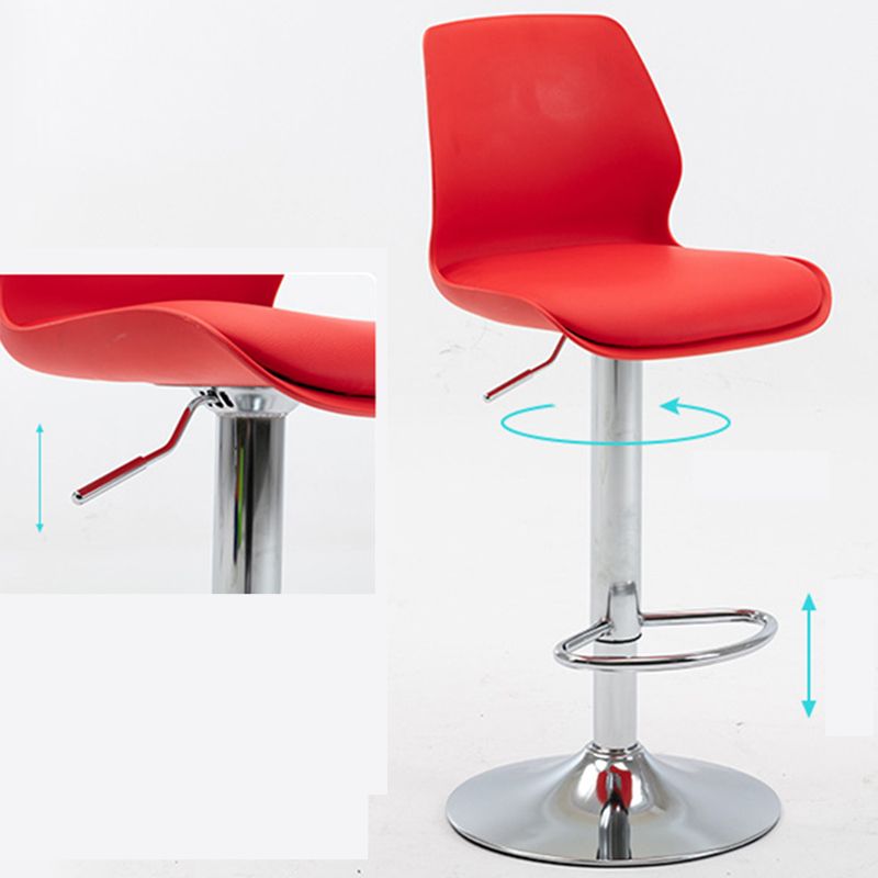 Adjustable Height Silver Counter Stools Swivel Scandinavian Metal Bar Stools (Set of 4) Clearhalo 'Bar Furniture' 'Bar Stools' 'bar_stools' 'furn' 'furn_bar_stools' 'furniture_bar_stools' 'Kitchen & Dining Furniture' 'kitchen&dining_furn' 'kitchen' 'kitchen_furn' Furniture' 1200x1200_a09ed059-c9c7-4bef-b8d5-c597d7ef3a24