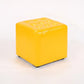 Cube Ottoman Square Solid Color Water Resistant Glam Ottoman