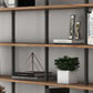9.84"W Bookshelf Industrial Style Wall Mounted Bookcase for Home and Office