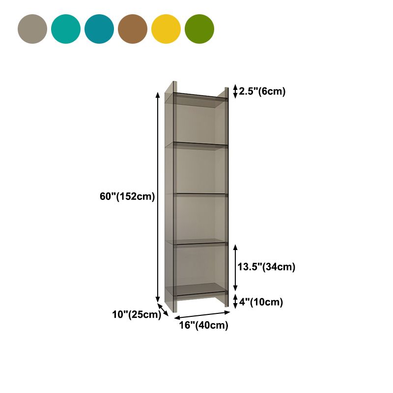 Closed Back Bookcase Scandinavian Style Bookshelf for Home Office Study Room Clearhalo 'Bookcases' 'furn' 'furn_bookcases' 'Furniture' 'furniture_bookcases' 'Office Furniture' 1200x1200_a0a7d241-ac7d-4757-be98-ab12f58bd882
