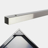 モダンオープンストレージ準備テーブル長方形の金属ダイニングルームキッチントロリー