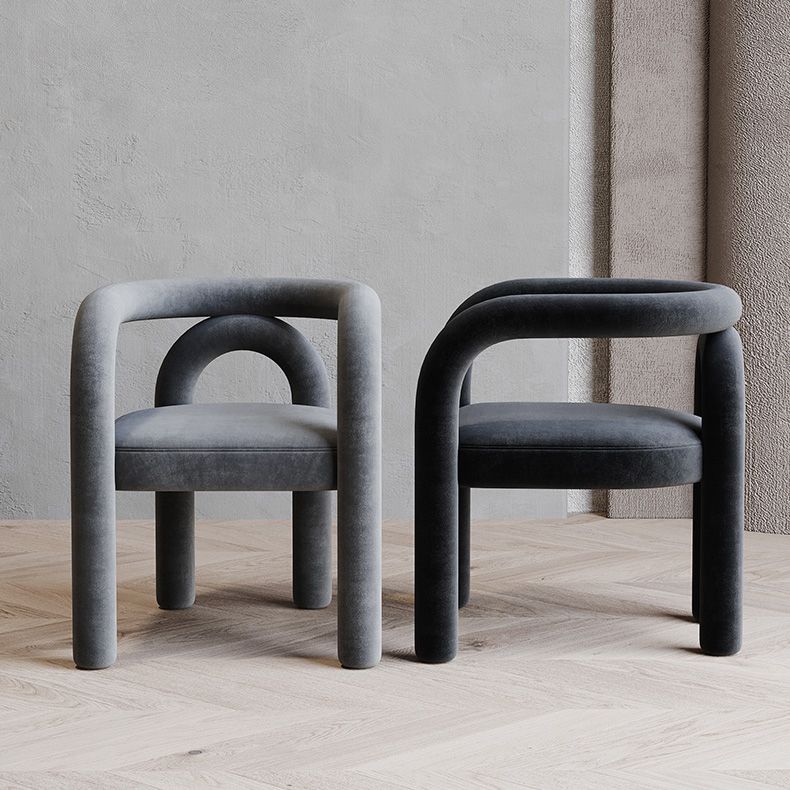 Modern Upholstered Side Chairs for Home Open Back Dining Side Chair Clearhalo 'Dining Chairs' 'Dining Tables & Seating' 'dining_chair' 'furn' 'furn_dining_chair' 'Furniture' 'furniture_dining_chair' 'Kitchen & Dining Furniture' 1200x1200_a0a89585-f662-45cc-b25d-7847cb42e4db