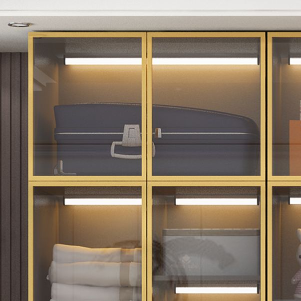 Modern Style Wooden Wardrobe Cloth Rod Included Wardrobe Closet for Bedroom