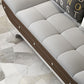 Convertible Sofa Fabric Split Back Sewn Pillow Back Settee for Living Room