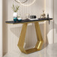 Tavolo di divano console con console antichi console console glam rettangolare