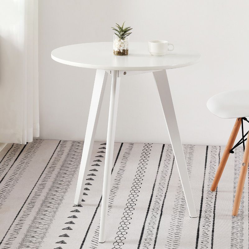 3 Legs End Table Natural/black/white Round Wood Side End Table Clearhalo 'Coffee & Accent Tables' 'End & Side Tables' 'end_side_table' 'Furniture' 'furniture_end_side_table' 'Living Room Furniture' 1200x1200_a0abf7c5-2db1-4c91-b274-404f411ff49f